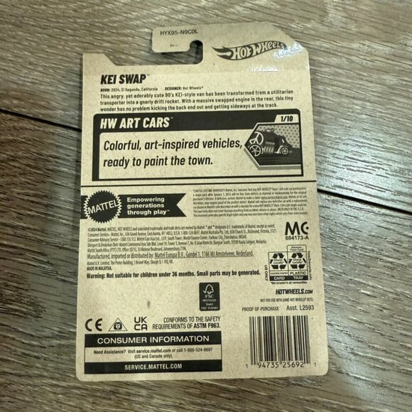 Hot Wheels Kei Swap Pink HW Art Cars 11/250 - Picture 3 of 3